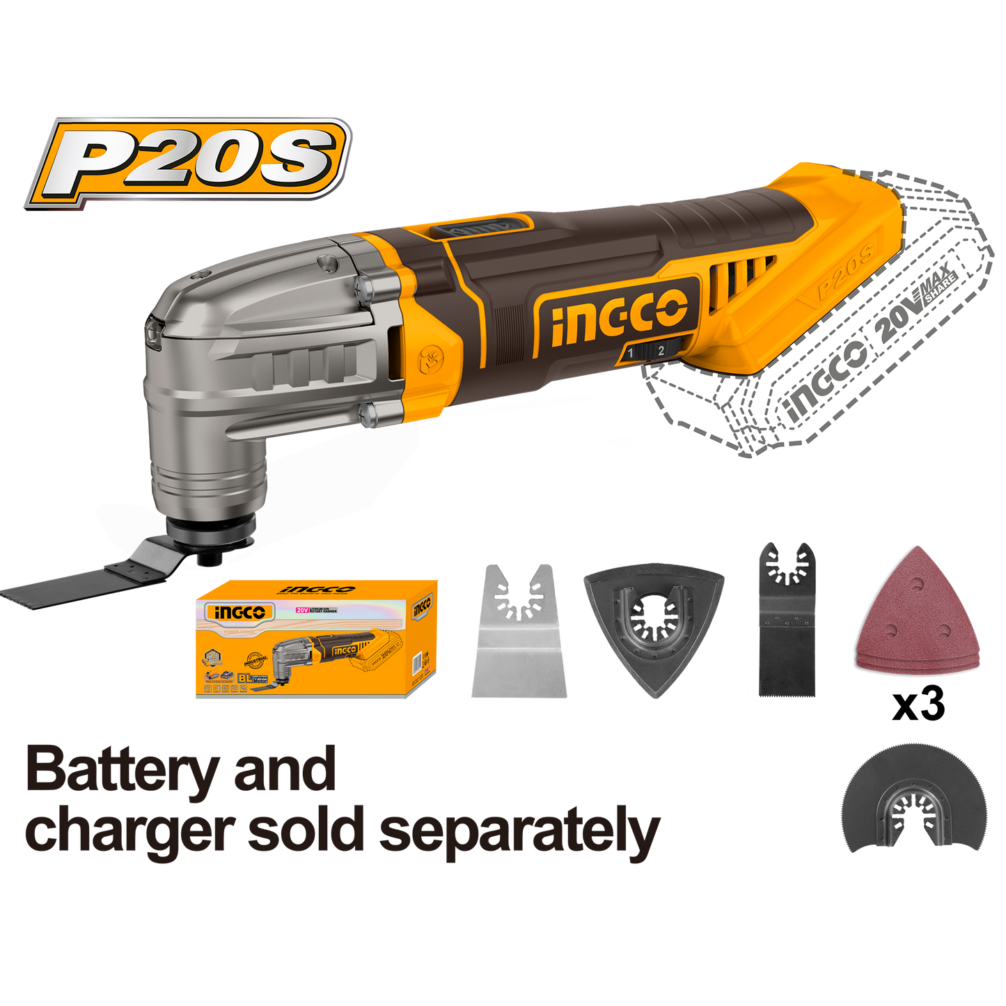 Aku multi alat INGCO CMLI2022