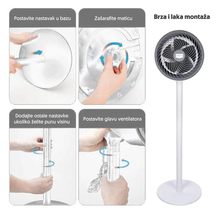 PROSTO stojeći ventilator TURBO, 75W