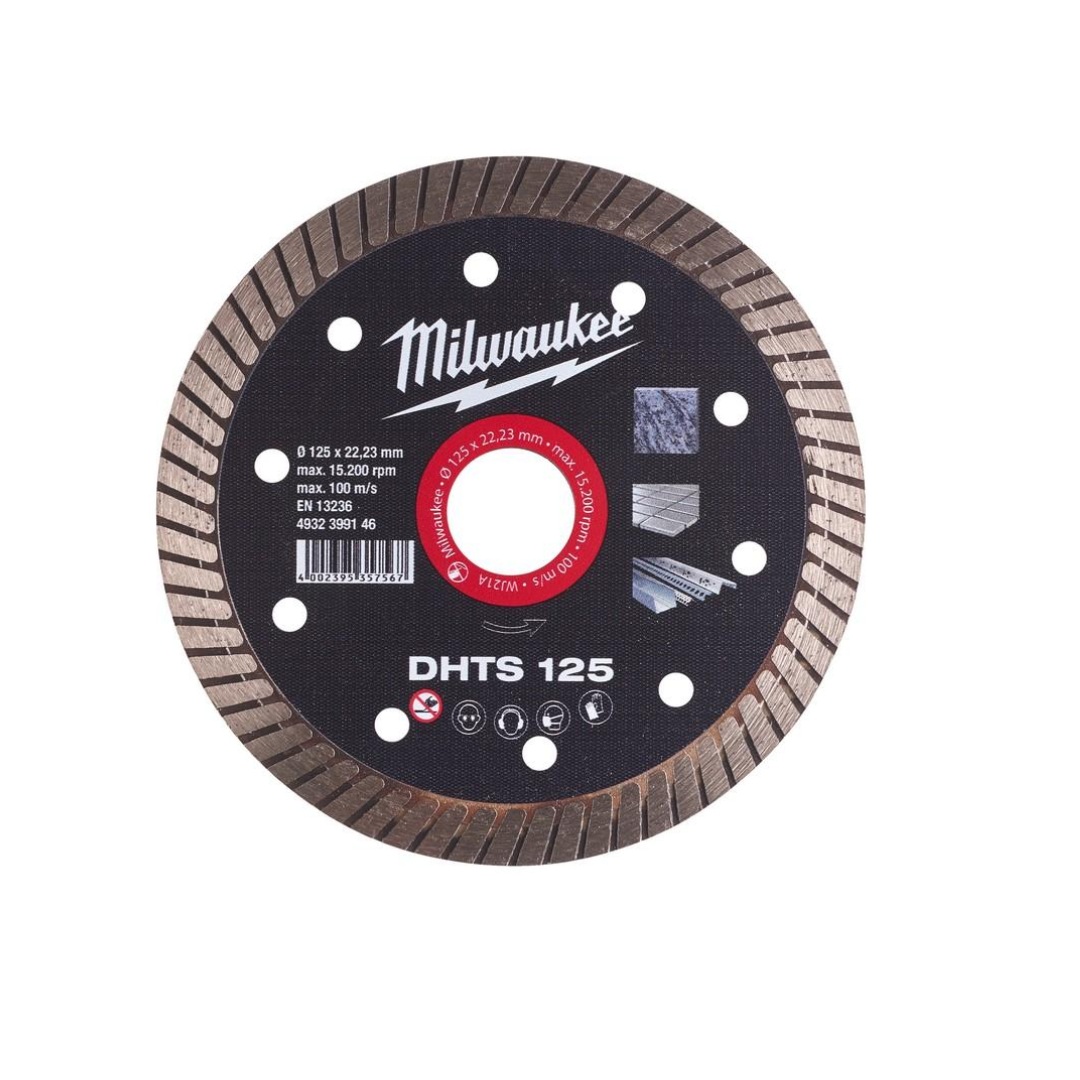 Milwaukee – Dijamantski disk za sečenje, DHTS, 125 x 22,23 mm – 4932399146