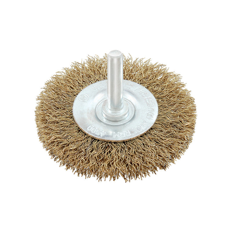 Mašinska mesingana četka kružna, 100mm za bušilicu