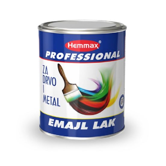 Emajl lak uljana boja za drvo i metal Hemax