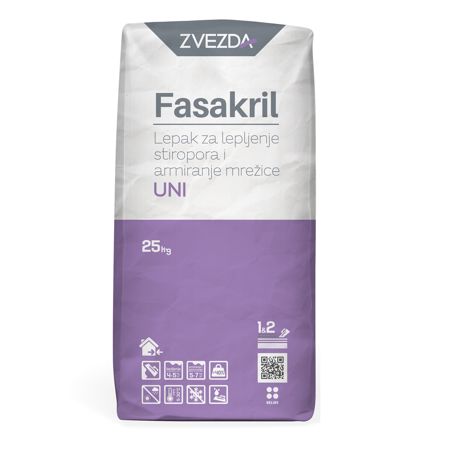 Fasakril Lepak za lepljenje stiropora i armiranje mrežice UNI