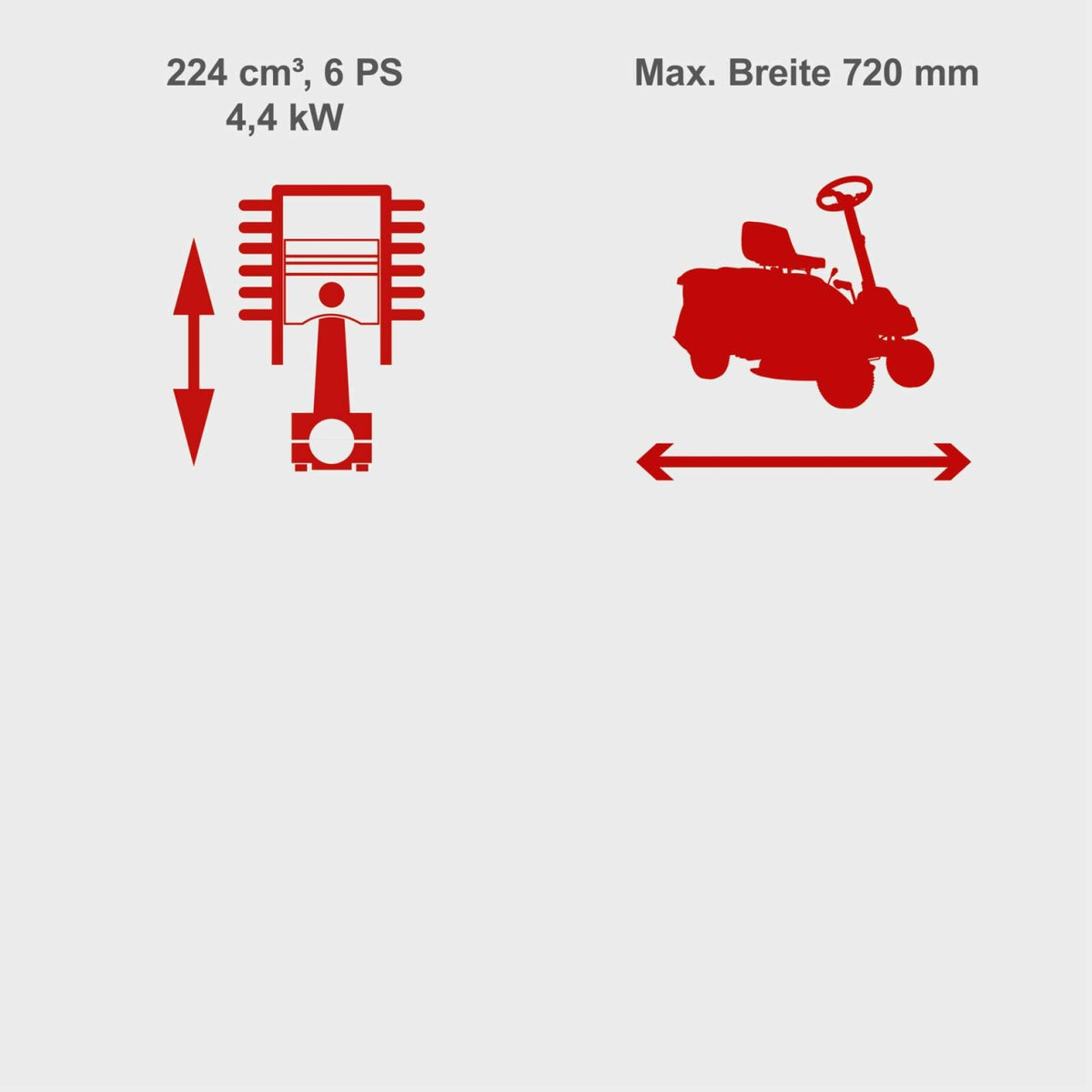 Traktor kosilica MR230-61 6 KS Scheppach
