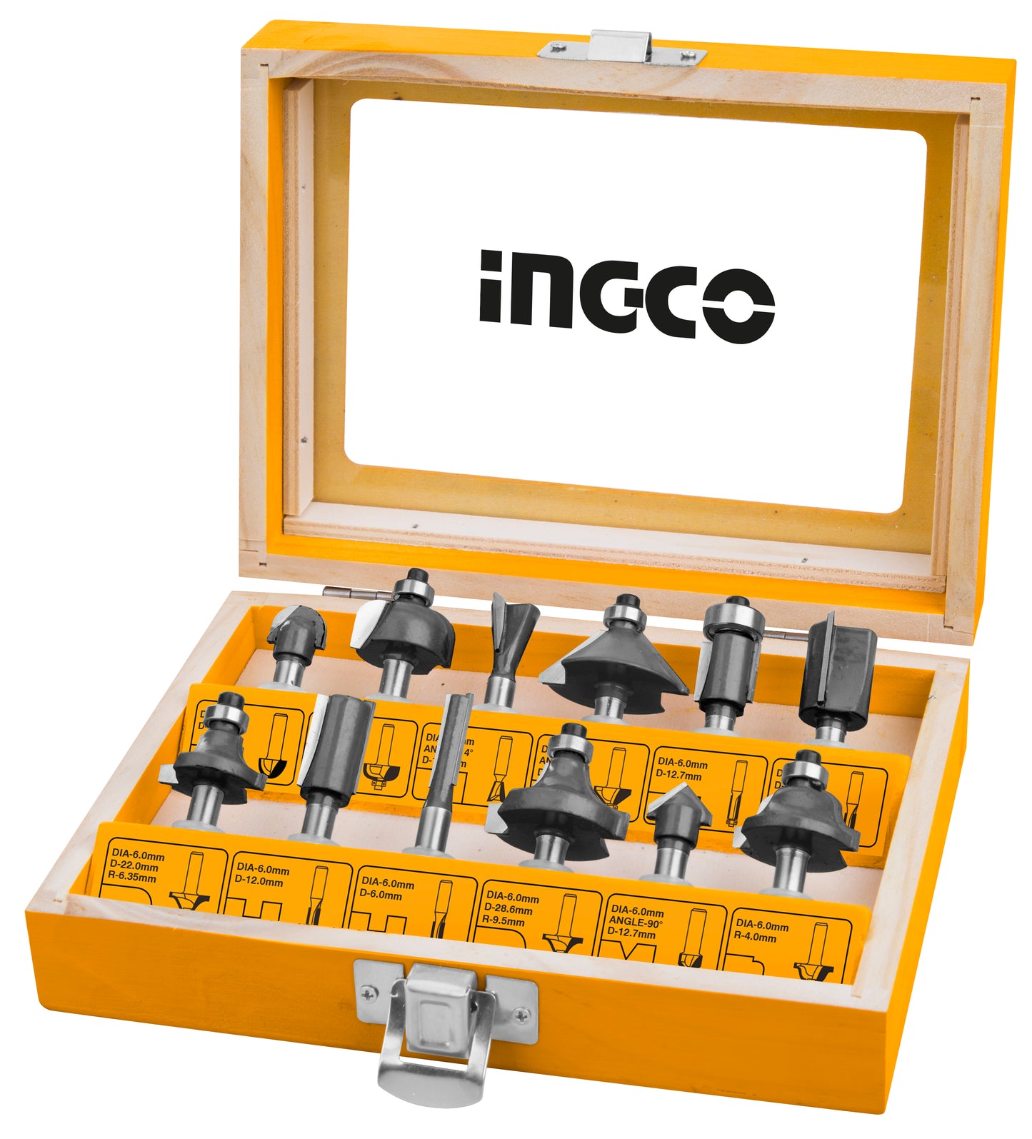 Set glodala 6mm INGCO 12KOM AKRT1201
