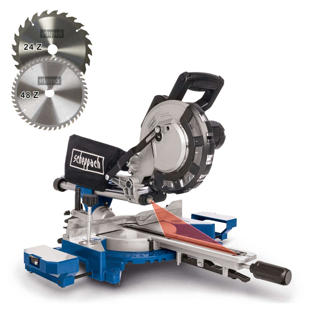 Potezno-preklopna testera HM216 2000 W Scheppach