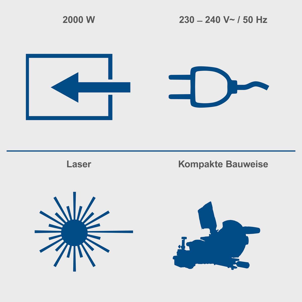 Potezno-preklopna testera HM216 2000 W Scheppach