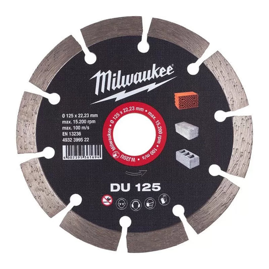 Milwaukee – Dijamantska ploča rezna za sečenje DU 125 x 22.23 mm – 4932399522