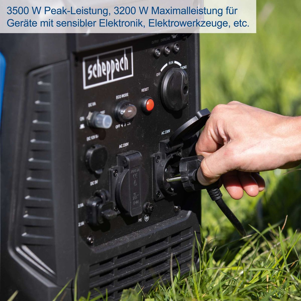 Inverter agregat SG3500i 3500 W Scheppach