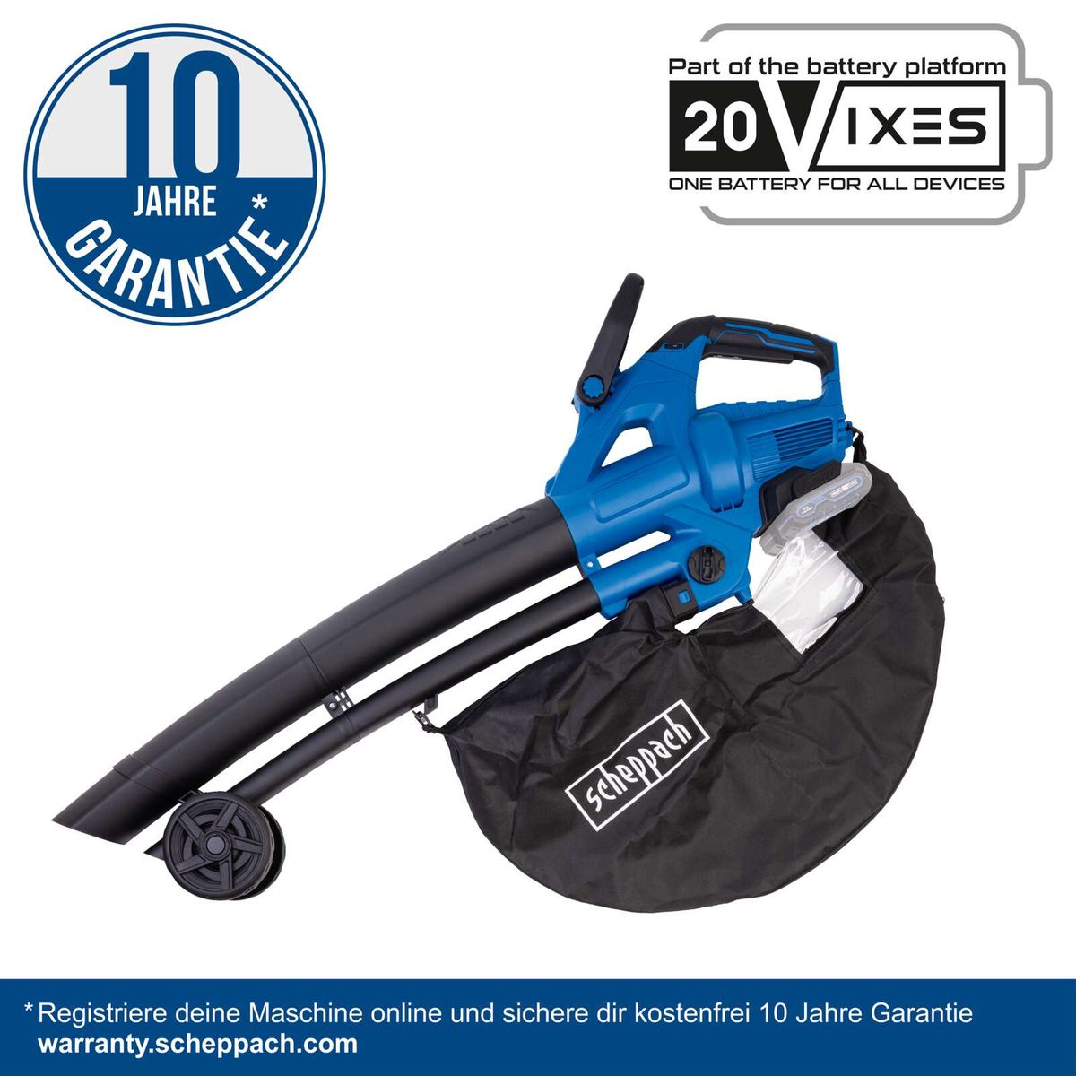Aku duvač usisivač lišća BC-BLV720-X Scheppach