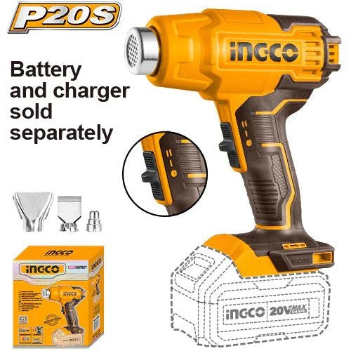 Aku pištolj za vreo vazduh INGCO HGLI2002