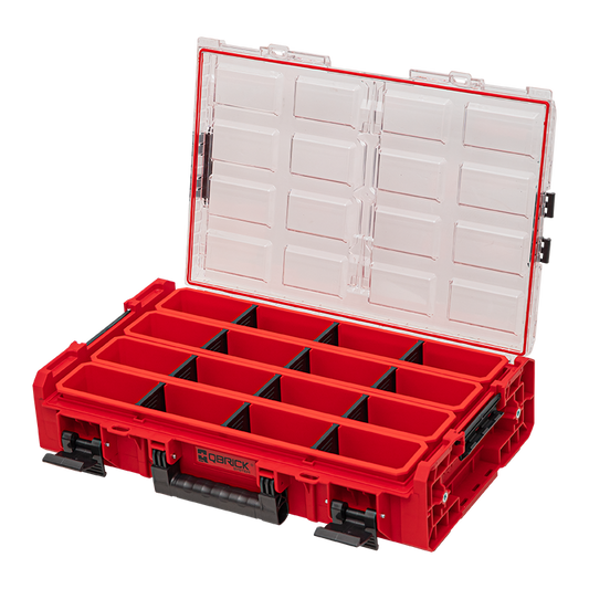 System one red organizer XL long bin red ultra hd