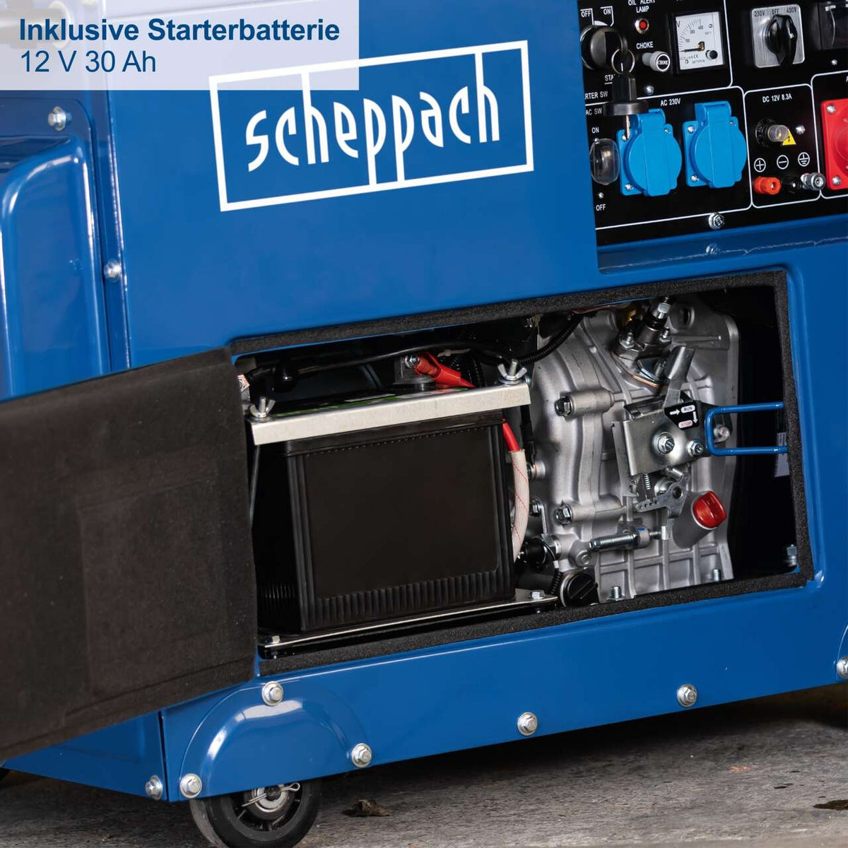 Dizel agregat SG5200D 5 kW Scheppach