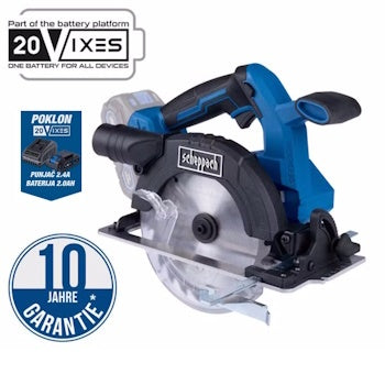 Aku ručni cirkular BC-HCS165-X Brushless IXES + baterija 2 Ah i punjač Scheppach