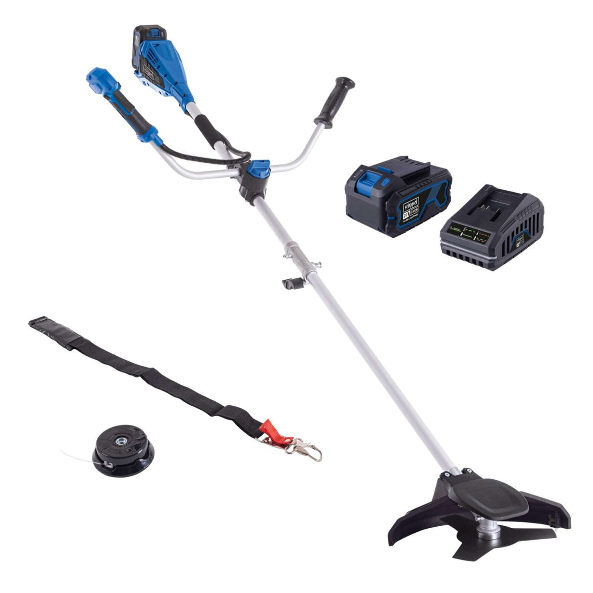Aku trimer za travu BC-BCH330/20-X Set L + baterija 4 Ah i punjač Scheppach