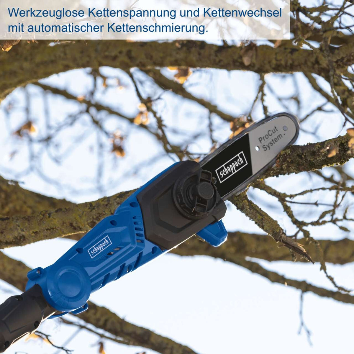 Aku multifunkcionalni vrtni alat C-PHTS410-X IXES Scheppach