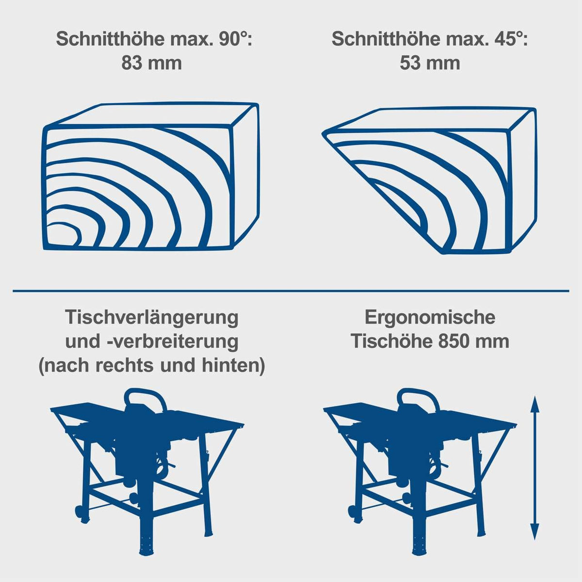 Stoni cirkular TS310 Scheppach