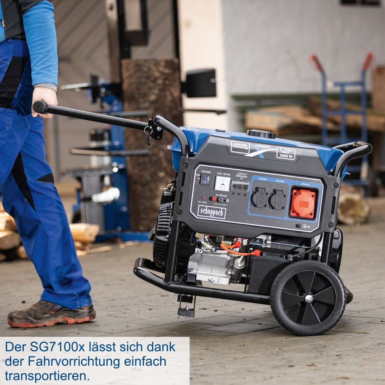 Trofazni agregat SG7100X 5,4 kW Scheppach
